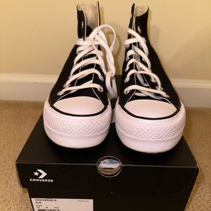 Black Platform Converse